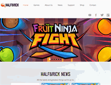 Tablet Screenshot of halfbrick.com